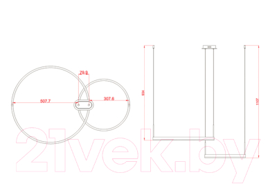 Потолочный светильник Kinklight Тор 08219.33P (матовое золото)