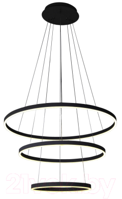 Потолочный светильник Kinklight Тор 08223.19A(4000K) (черный) - фото