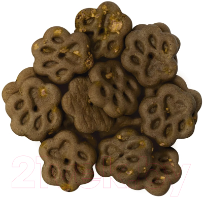 Лакомство для собак Деревенские лакомства Печенье с уткой и яблоками