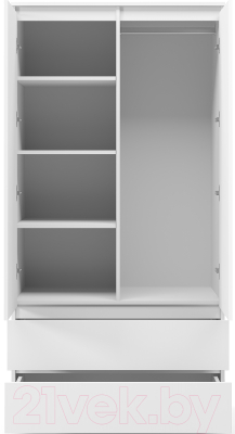 Шкаф MySTAR Сноули 900.1 ИВ-121.10 (белый)