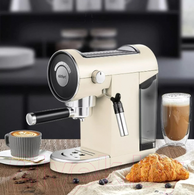 Кофеварка эспрессо Kitfort KT-783-1 (бежевый)