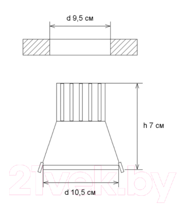 Точечный светильник Kinklight 2143