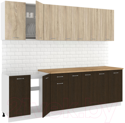 Готовая кухня Кортекс-мебель Корнелия Лира-лайт 2.6м - фото