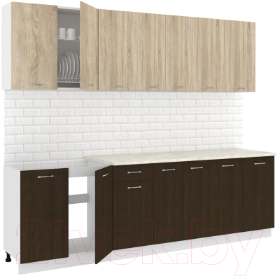 Готовая кухня Кортекс-мебель Корнелия Лира-лайт 2.6м - фото