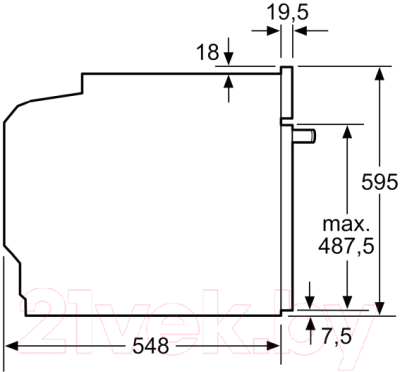 Электрический духовой шкаф Siemens HM676G0W1