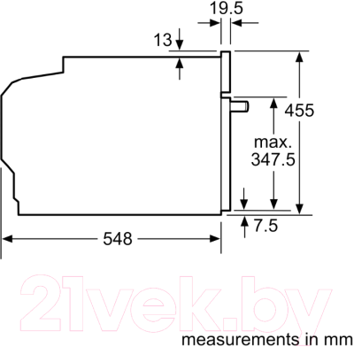 Электрический духовой шкаф Bosch CMG633BW1