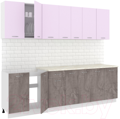 Готовая кухня Кортекс-мебель Корнелия Лира-лайт 2.6м - фото