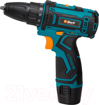 Аккумуляторная дрель-шуруповерт Bort BAB-12x2Li-F (93413083)