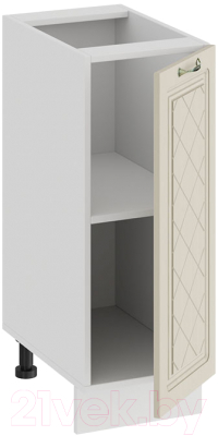 Шкаф-стол кухонный ТриЯ Бьянка 1Н3 (белый/дуб ваниль)