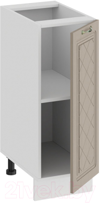 Шкаф-стол кухонный ТриЯ Бьянка 1Н3 (белый/дуб кофе)