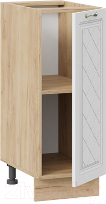 Шкаф-стол кухонный ТриЯ Бьянка 1Н3 (дуб крафт золотой/дуб белый)