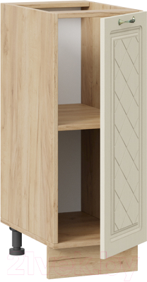 Шкаф-стол кухонный ТриЯ Бьянка 1Н3 (дуб крафт золотой/дуб ваниль)