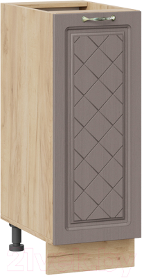 Шкаф-стол кухонный ТриЯ Бьянка 1Н3 (дуб крафт золотой/дуб серый) - фото