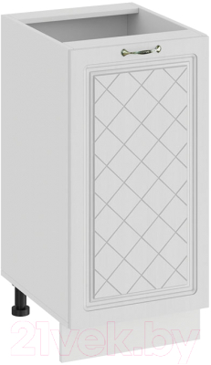 Шкаф-стол кухонный ТриЯ Бьянка 1Н4 (белый/дуб белый) - фото