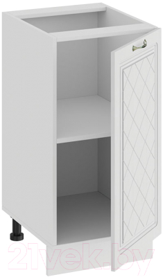 Шкаф-стол кухонный ТриЯ Бьянка 1Н4 (белый/дуб белый)