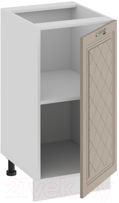 Шкаф-стол кухонный ТриЯ Бьянка 1Н4 (белый/дуб кофе)