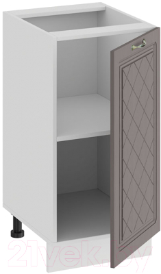 Шкаф-стол кухонный ТриЯ Бьянка 1Н4 (белый/дуб серый)