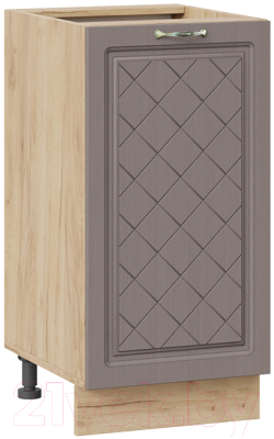 Шкаф-стол кухонный ТриЯ Бьянка 1Н4 (дуб крафт золотой/дуб серый) - фото