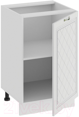 Шкаф-стол кухонный ТриЯ Бьянка 1Н5 (белый/дуб белый)