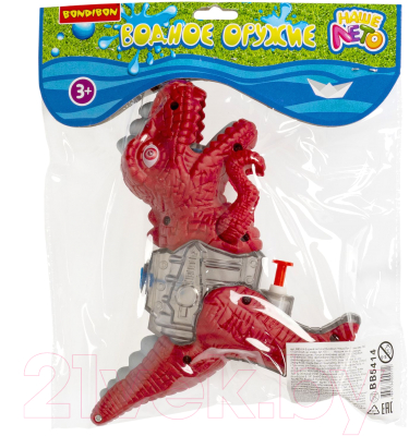 Бластер игрушечный Bondibon Наше Лето Динозавр / ВВ5414-А