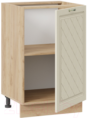 Шкаф-стол кухонный ТриЯ Бьянка 1Н5 (дуб крафт золотой/дуб ваниль)