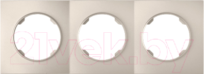 Рамка для выключателей и розеток Bylectrica Юлиг 735212.500 - фото