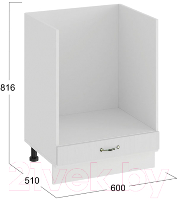 Шкаф под духовку ТриЯ Бьянка 1Н6Б (белый/дуб белый)