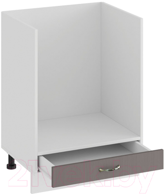 Шкаф под духовку ТриЯ Бьянка 1Н6Б (белый/дуб серый)