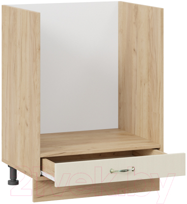 Шкаф под духовку ТриЯ Бьянка 1Н6Б (дуб крафт золотой/дуб ваниль)