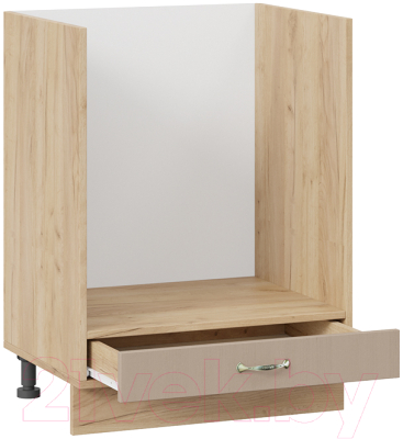 Шкаф под духовку ТриЯ Бьянка 1Н6Б (дуб крафт золотой/дуб кофе)