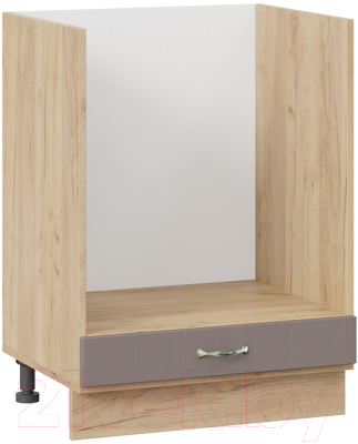 Шкаф под духовку ТриЯ Бьянка 1Н6Б (дуб крафт золотой/дуб серый) - фото