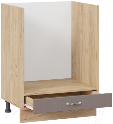 Шкаф под духовку ТриЯ Бьянка 1Н6Б (дуб крафт золотой/дуб серый)