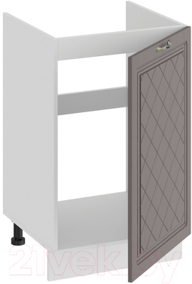 Шкаф под мойку ТриЯ Бьянка 1Н5М (белый/дуб серый)
