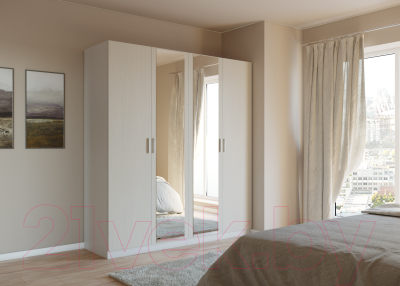 Шкаф-пенал Интермебель Марсель 420 1 зеркало / МР-01