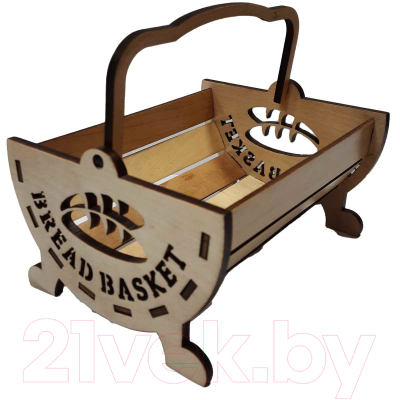 Корзина для хранения Guter Baum Плетенка / 202021 (прозрачный лак) - фото