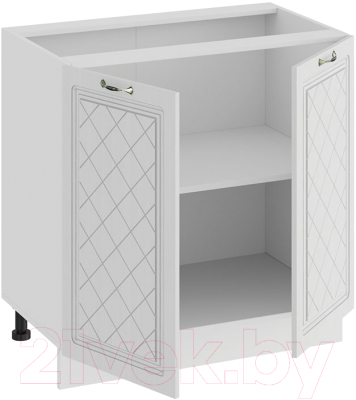 Шкаф-стол кухонный ТриЯ Бьянка 1Н8 (белый/дуб белый)