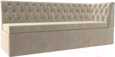 Скамья кухонная мягкая Mebelico Маркиз правая - фото