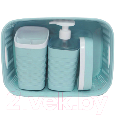 Набор аксессуаров для ванной Полимербыт Reef / 4383540