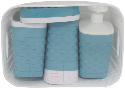 Набор аксессуаров для ванной Полимербыт Reef / 4383550 - фото