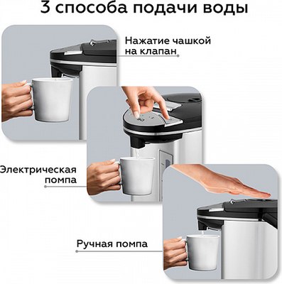 Термопот BQ TP500 (черный/стальной)