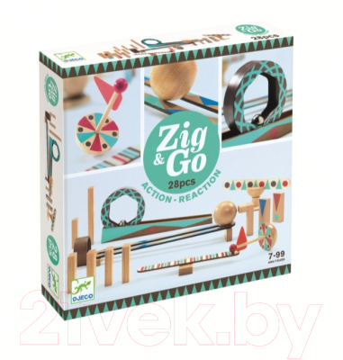 Конструктор Djeco ЗигнГоу / 05640 (28эл)
