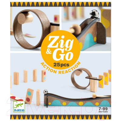 Конструктор Djeco ЗигнГоу / 05642 (25эл)