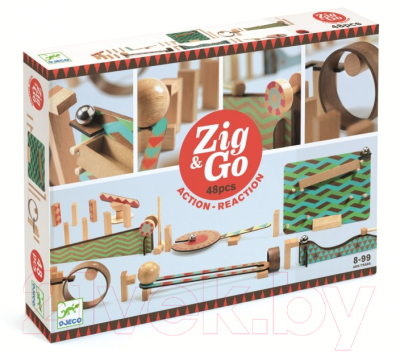 Конструктор Djeco ЗигнГоу / 05644 (48эл)