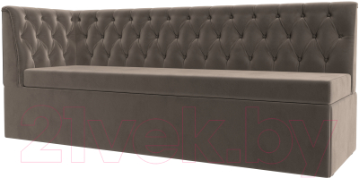 Скамья кухонная мягкая Mebelico Маркиз левая - фото