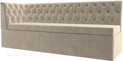 Скамья кухонная мягкая Mebelico Маркиз левая - фото