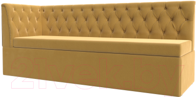 Скамья кухонная мягкая Mebelico Маркиз левая - фото