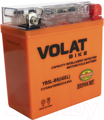 Мотоаккумулятор VOLAT YB5L-BS iGEL R+
