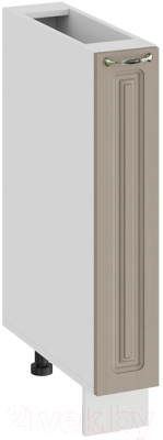 Шкаф карго ТриЯ Бьянка 1Н15К (белый/дуб кофе) - фото