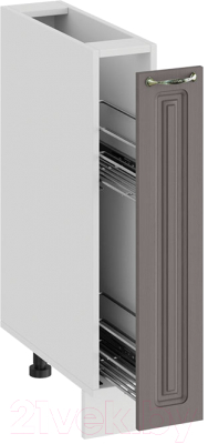 Шкаф карго ТриЯ Бьянка 1Н15К (белый/дуб серый)