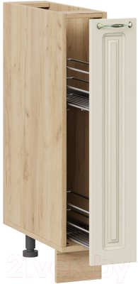 Шкаф карго ТриЯ Бьянка 1Н15К (дуб крафт золотой/дуб ваниль)